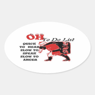 Customise Product Oval Sticker