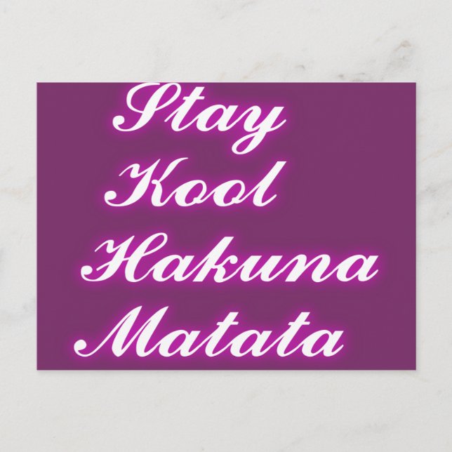 Customise Product Postcard (Front)