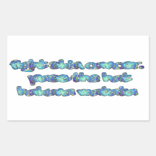 Customise Product Rectangular Sticker