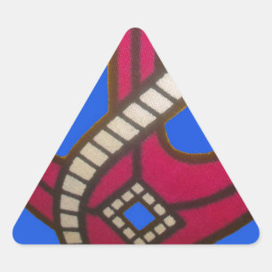 Customise Product Triangle Sticker