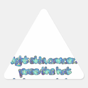 Customise Product Triangle Sticker