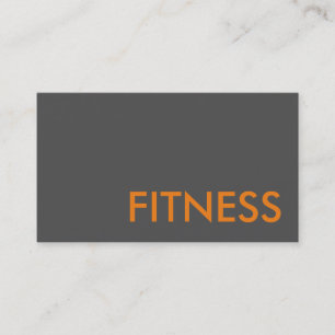 Customise Professional Fitness Sport Business Card