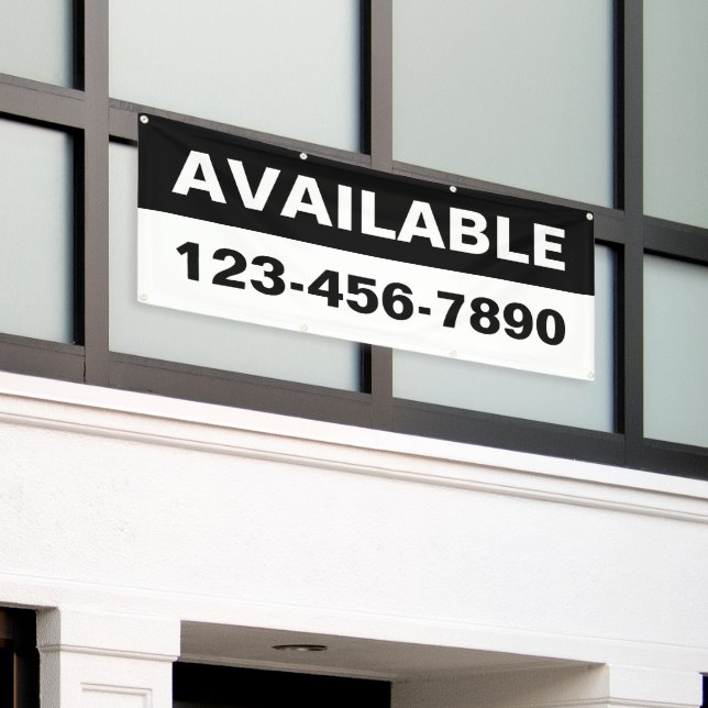 Customise Property Available Lease Rent Generic Banner (Outside Building)