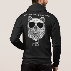 Customise PROSZĘ PAŃSTWA OTO MIŚ Polish Funny Zip Hoodie