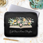 Customise Quote Watercolor Book Flower Floral Laptop Sleeve<br><div class="desc">Introducing our Customise Quote Watercolor Book Flower Floral laptop sleeve. Featuring a pretty wildflower garden illustration on a book,  suitable for bookish and flower lovers or as gift for teacher appreciation day and librarian. Add nature touch to your electronic device and show your passion on reading.</div>