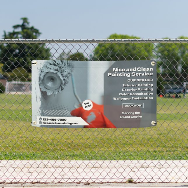 Customise Residential Commercial Painting Business Banner (Insitu)