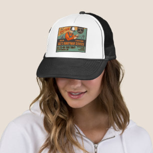 Customise Retro Handyman Service Promo  Trucker Hat