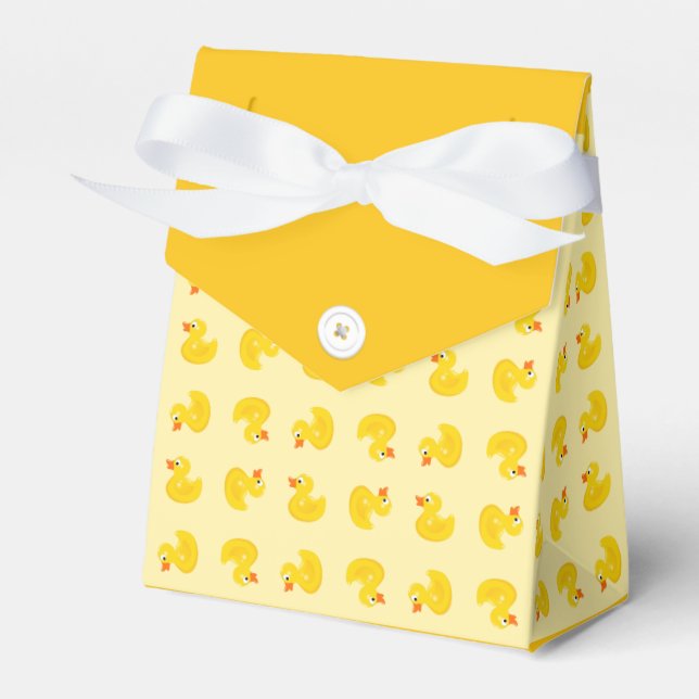 Customise, Rubber Duck Favour Box (Front Side)