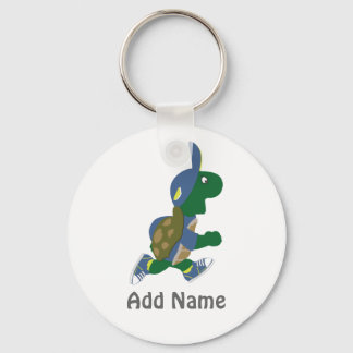 Customise Running Turtle Key Ring