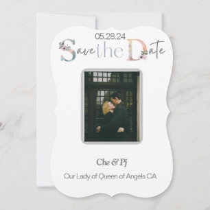 Customise Save the Date Wedding  Invitation