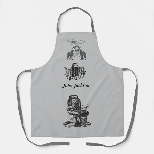 Customise Shriners Barber Apron (Front)