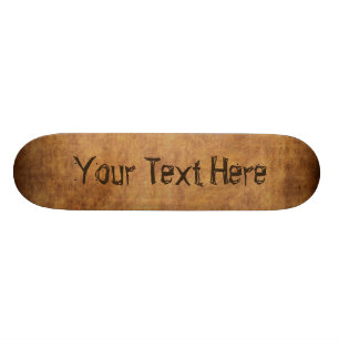 Customise Skateboard with Your Text or Delete it
