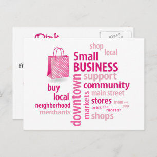 Customise Small Business Postcard