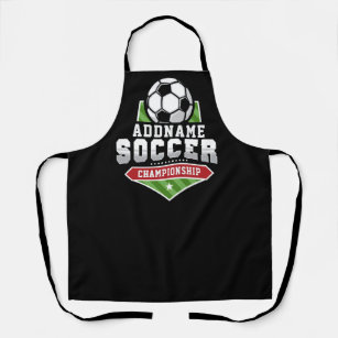 Customise Soccer ADD TEXT Varsity Team Player  Apron