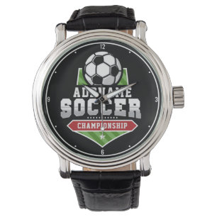 Customise Soccer ADD TEXT Varsity Team Player Watch