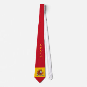 Customise Spain Flag Tie