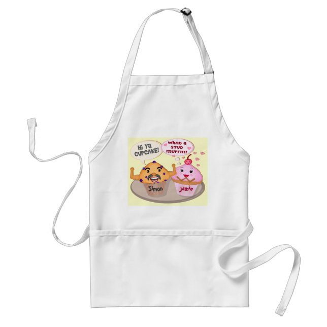 Customise Sweet Talk Funny Retro Apron (Front)