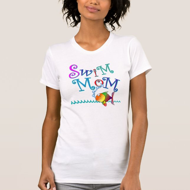 Customise Swim Mum T-Shirt (Front)