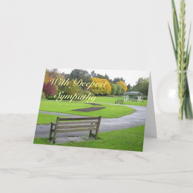 Customise Sympathy Card (Front)