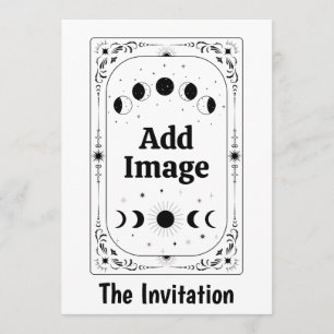 Customise Tarot Fortune Mystic Magic Divorce Party Invitation
