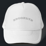 Customise text, name grey curved letters white trucker hat<br><div class="desc">Customise text,  name grey curved letters white Trucker Hat</div>
