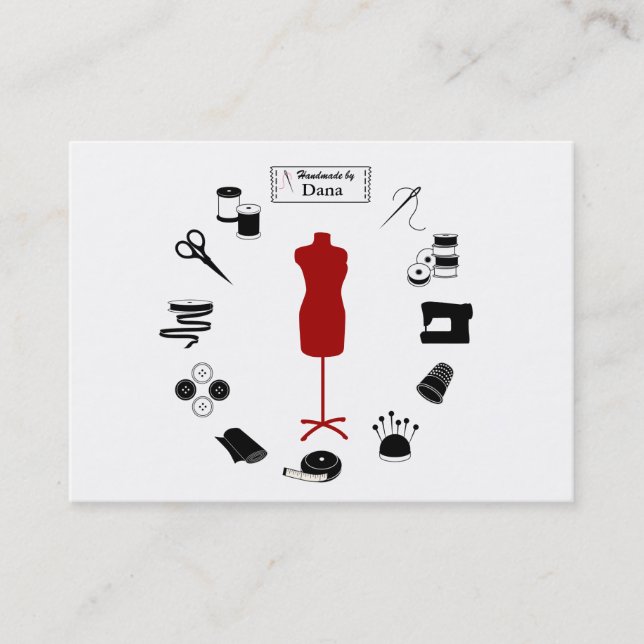 Customise the Label Business Card (Front)