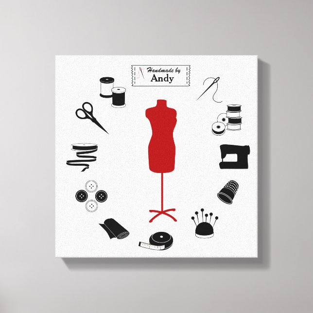 Customise the Label Canvas Print (Front)