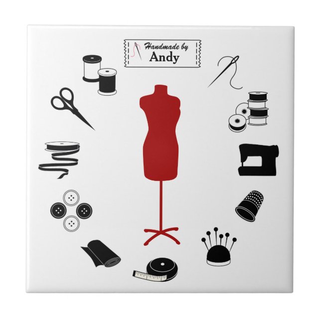 Customise the Label Ceramic Tile (Front)