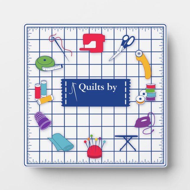 Customise the Label Quilt Time Plaque (Front)