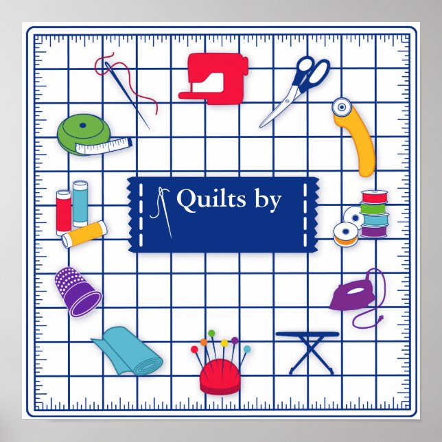 Customise the Label Quilt Time Poster (Front)