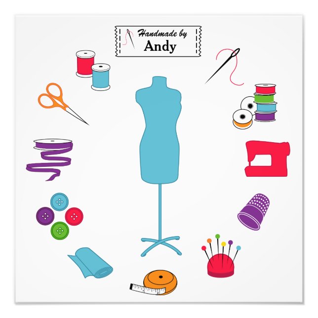 Customise the Label Sew Right Photo Print (Front)