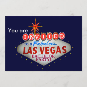 Customise the Las Vegas Welcome Sign Invitation