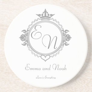 Customise the names, initials and phrase Love Coaster