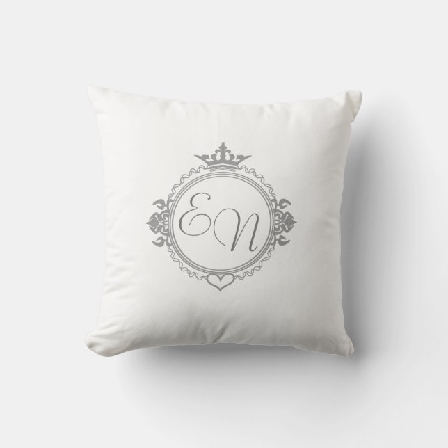 Customise the names, initials and phrase Love Cushion (Front)