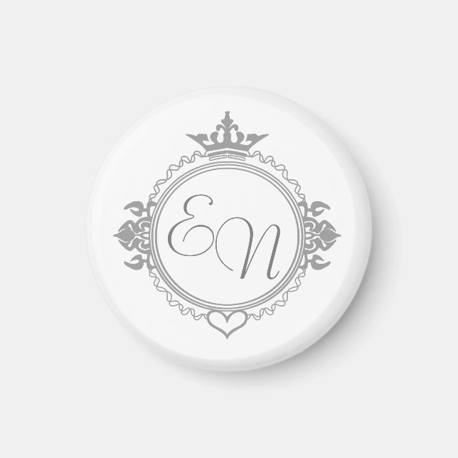 Customise the names, initials and phrase Love Magnet (Front)