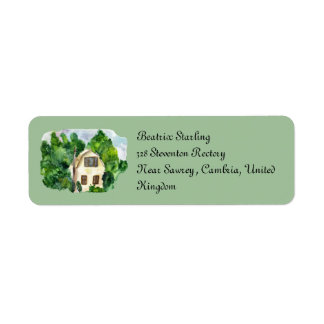Customise these cosy address labels.