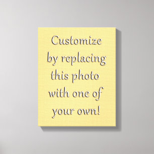 Customise This! Add Your Art or Photograph Canvas Print