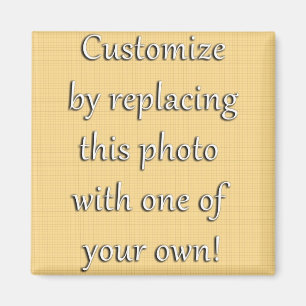 Customise This! Add Your Art or Photograph Magnet