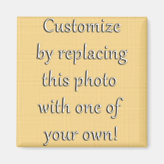 Customise This! Add Your Art or Photograph Magnet
