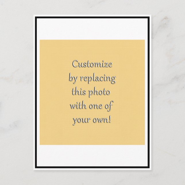 Customise This! Add Your Art or Photograph Postcard (Front)