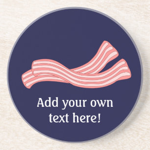 Customise this Bacon Rashers graphic Coaster