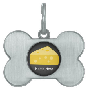 Customise this Big Cheese graphic Pet Name Tag