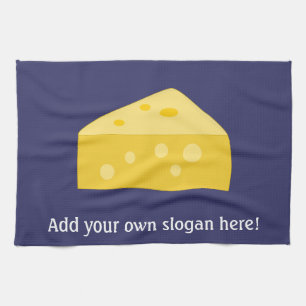Customise this Big Cheese graphic Tea Towel