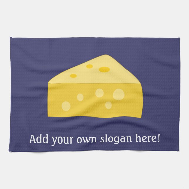 Customise this Big Cheese graphic Tea Towel (Horizontal)