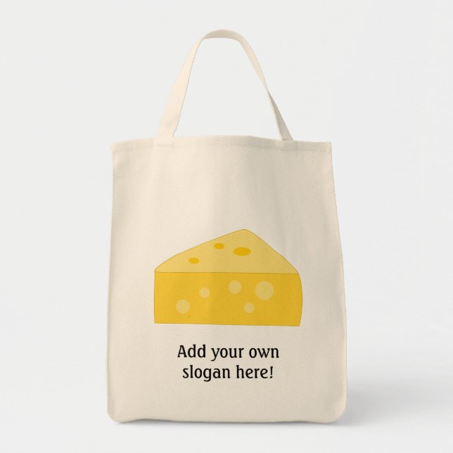 Customise this Big Cheese graphic Tote Bag (Front)