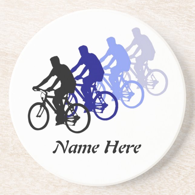 Customise this Biking, Cycle, Bicycle Coaster (Front)