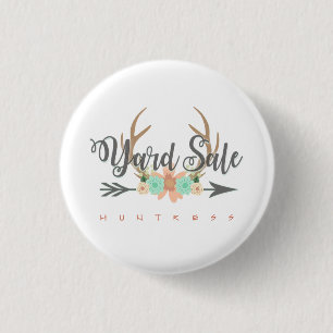 Customise This BOHO Yard Sale Button