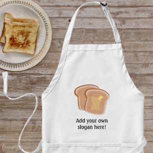 Customise this Buttered Toast graphic Standard Apron