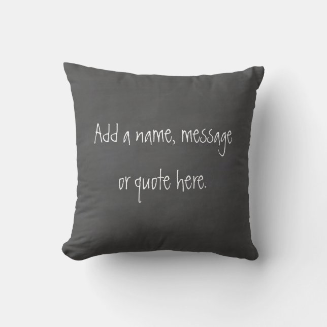 Customise this Chalkboard Cushion (Front)