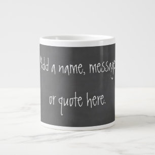Customise this Chalkboard Large Coffee Mug